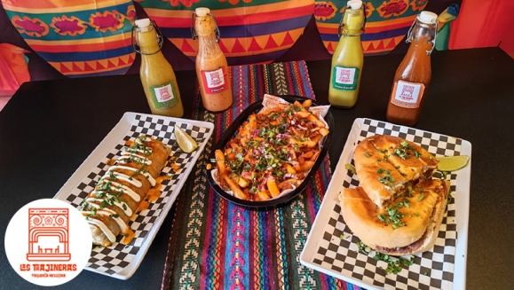 [Image: ¡Festín Mexicano a la Vista Para 2 Personas! ¡Paga $12 en Lugar de $20.75 y Elige tu Combo Favorito: A) Burrito XL + Torta, B) 2 Tortas o C) 2 Burritos XL con Carne a Elección: Pollo, Pastor, Hawaiano o Mixto + Entrada de Choripapas!m]
