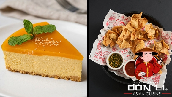 [Image: ¡Deleite Asiático en Don Li! ¡Paga $20 en Lugar de $35.45 Por Menú para 2 con: 2 Sushi Rolls a Elección entre California, Crunchy, Boneless, Crunchy Crab, Honolulu o Char Siu Roll + Orden de Wantán de Pollo + Postre + Pichel de Té Helado!m]