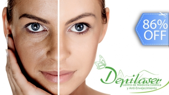 [Image: ¡Paga Q99 en vez de Q700 por Paquete de Limpieza Facial, Hidratación Intensiva, Rejuvenecimiento y Despigmentación con Peeling o Microdermoabrasión + Vaporización de Ozono + Extracción de Puntos Negros, Altafrecuencia, Ultrasonido y Más en Depilaser!m]