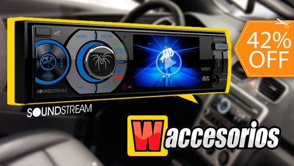 [Image: ¡Paga $73 en lugar de $125 por Autoestéreo con Pantalla para Reproducir Audio y Video de W Accesorios!m]