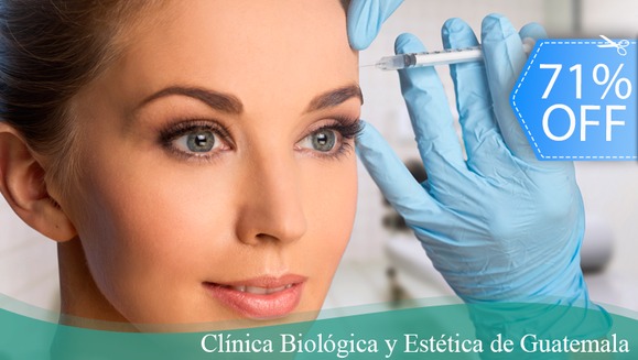 [Image: ¡Paga Q475 en lugar de Q1,650 por Aplicación de 12 Unidades de Botox en Frente, Patas de Gallo o Entrecejo + Evaluación Médica en Clínica Biológica y Estética de Guatemala!m]