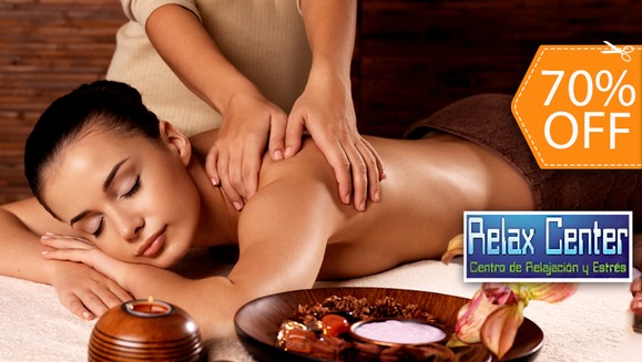 [Image: ¡Paga $15 en vez de $50 por 2 Masajes Relajantes + 2 Masajes Reflexológicos + 1 Masaje en Cama de Jade y Aromaterapia en Relax Center by Forever Slim!m]