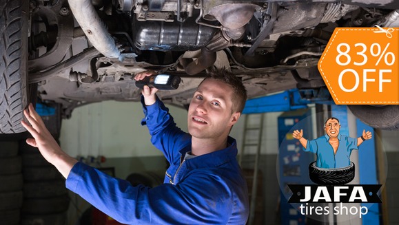 [Image: ¡Paga $12 en lugar de $70 por Alineado y Balanceo de Llantas+ Revisión de Frenos + Revisión de 16 Puntos en Jafa Tires Shop!m]
