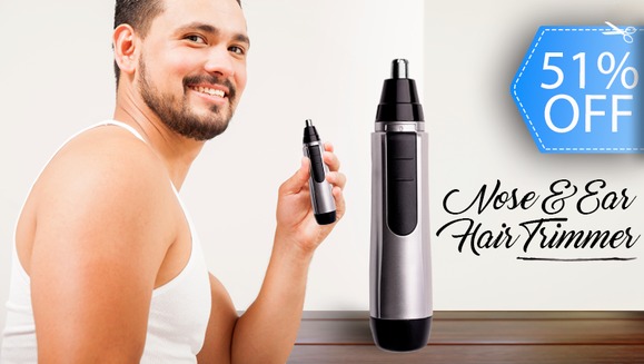 [Image: ¡Deshazte de los Molestos Vellos! ¡Paga Q49 en lugar de Q100 por Trimmer Nasal y de Oídos!m]