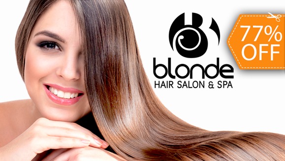 [Image: ¡Paga $10 en lugar de $43.50 por Tratamiento de Argán, Botox o Keratina + Lavado + Secado o Planchado + Limpieza de Rostro + Mascarilla Facial + Depilación de Bigote + Aplicación de Proteínas + Gotas de Finalización en Blonde Hair Salon &amp; Spa!m]