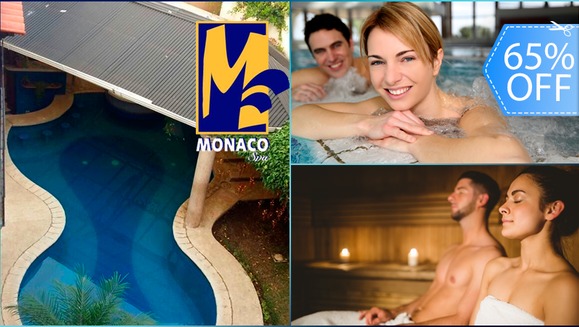 [Image: ¡Paga Q75 en lugar de Q215 por Día de Relajación que Incluye: Sauna o Temazcal + Piscina Ilimitada + Almuerzo y Bebida a Elección en Mónaco Spa!m]