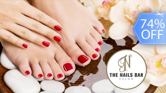 [Image: ¡Paga Q89 en lugar de Q340 por Manicure y Pedicure Spa + Aplicación de Gelish en Manos + Esmalte en Pies + Depilación de Ceja o Bigote!m]