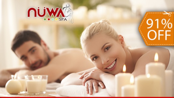 [Image: ¡Paga $18 en lugar de $199 por Día de Spa en Pareja que Incluye: 2 Masajes Suecos + Sauna + Jacuzzi!m]