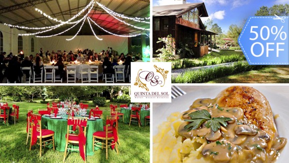 [Image: ¡Paga Q99 en vez de Q198 por Paquete para Convivio Navideño con: Menú a Elección entre Lomo de Cerdo o Filete de Pollo con Salsa Oscura y Champiñones + Arroz + Ensalada Navideña + Pan o Tortillas + Bebidas Ilimitadas + Mantelería + Cristalería y Más!m]