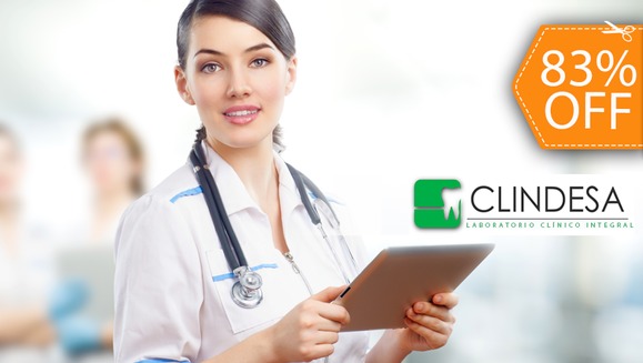 [Image: ¡Paga $25 en lugar de $144 por 16 Exámenes de Laboratorio para Evaluación de Glucosa, Triglicéridos, Colesterol, Riñones, Hígado, Vías Urinarias, Helicobacter Pylory y Más!m]