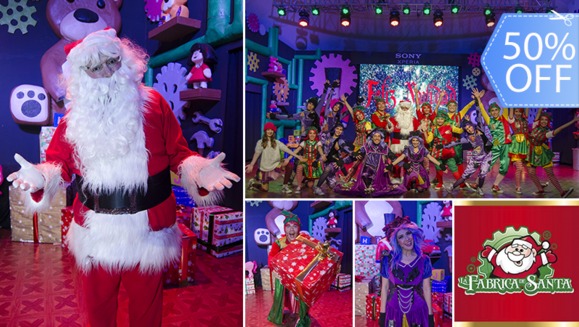 [Image: ¡Paga Q250 en lugar de Q500 por 2 Entradas VIP para el Musical Internacional “La Fábrica de Santa” en Paseo Cayalá en Función a Elección!m]