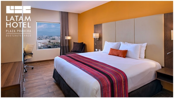[Image: ¡Paga Q699 en lugar Q1,400 por Estadía Familiar en LATAM: Habitación Doble Queen para 2 Adultos y hasta 2 Niños + Desayunos Buffet + 2 Cócteles de Bienvenida + 1 Nachos + 2 Bebidas + Acceso al Roof Top con Piscina Climatizada, Jacuzzi y Más!m]