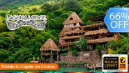 [Imagen:¡Paga Q1,218 en vez de Q3,611 por Estadía para 2 Personas + Uso de Kayaks + Cóctel de Bienvenida + Entrada a Reserva Natural y Más en el Hotel 5 Estrellas Laguna Lodge Eco Resort en Atitlán!]