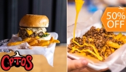 [Imagen:¡Paga $10 y Consume $20 en Todo el Menú de CPTOS: Choripanes, Chofrijo, Tacos, Choriburguers, Empanadas, Sopa de Chorizo, Desayunos y Más!]