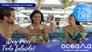 [Image: ¡DayPass ALL INCLUSIVE! ¡Paga Q625 en Lugar de Q800 por DayPass en Oceana Resort que Incluye: Desayuno y Almuerzo Buffet + Snacks Mañana y Tarde + Bebidas Ilimitadas!m]