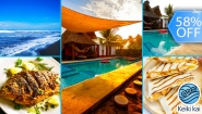 [Image: ¡Paga Q125 en Lugar de Q300 por Day Pass para 2 Personas que Incluye Uso de Instalaciones: Tapetes de Playa, Piscina y Más + 2 Almuerzos a Elección entre Pescado Frito o Quesadillas de Camarón + Papas Fritas y 2 Bebidas Naturales!m]