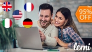 [Image: ¡Paga $19 en Vez de $405 y Aprende hasta 4 Idiomas: 12 Meses de Curso Online Certificado de Idioma a Elección: Inglés, Alemán, Italiano o Francés + 12 MESES GRATIS DE OTRO CURSO!m]