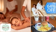 [Image: ¡Día de Spa ilimitado para 2! Paga Q250 en vez de Q700 por Dia de Spa con Circuito de Sauna Húmedo o Baño de Vapor + 30 Minutos de Masaje Corporal + 2 Tazas de Té + 2 Menús de Hamburguesas y Papas Fritas con Gaseosas + Varias Áreas de Descanso y Más!m]