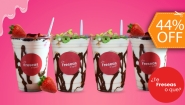 [Image: ¡Tu Nuevo Postre Favorito! ¡Paga $10 en Lugar de $18 por 4 Vasos de 16 Oz de Fresa y Banano con Crema y Nutella + 2 Toppings Para Cada Uno a Elección!m]