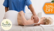[Image: ¡Paga $10 en lugar de $20 por Ajuste Quiropráctico en Espalda, Cuello, Brazos y Piernas + Masaje Relajante Descontracturante + Aromaterapia!m]
