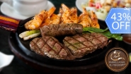 [Image: ¡Paga Q235 en Lugar de Q412 por Parrillada Mar y Tierra Para 2 Que Incluye: Lomito + Camarones A La Plancha, Al Ajillo o Empanizados + Chorizo + 1 Litro de Bebida + Guarniciones + Postre de Crepa de Nutella, Fresa y Banano + Café!m]