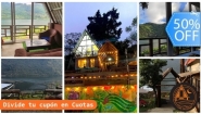 [Image: ¡Paga Q499 en Lugar de Q1,000 por Estadía para 4 Personas en Habitación Tipo Cabaña + Uso de Lancha de Remos + Uso de Instalaciones (Jardines, Ping-Pong, Voleibol, Fogata) + Impuestos Incluidos!m]