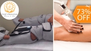 [Image: ¡Paga $18 en Lugar de $66 por Tratamiento para Piernas Cansadas, Retención de Líquidos o Várices con: 2 Masajes Linfáticos + 2 Presoterapias + 2 Reflexologías Podales!m]