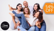 [Image: ¡Paga $55 en Lugar de $120 por Sesión Fotográfica Profesional para 5 Personas que Incluye: 3 Fondos Diferentes + Edición de Fotografías + 30 fotografías en Formato Digital + Ampliación Fotográfica de 12 x 18 Pulgadas!m]