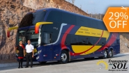 [Image: ¡Viaja en Bus Clase Ejecutiva con Transportes del Sol! ¡Paga $46 en Lugar de $65 por Viaje Redondo de El Salvador - Guatemala - El Salvador!m]