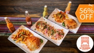 [Image: ¡Prepárate Para Una Explosión de Sabor! ¡Paga $12 en Lugar de $26.99 por 2 Tortas Burgers con Costra de Queso y  Carne a Elección Entre: Pollo, Pastor, Hawaiana, de Birria o Mixta + 2 Papas Fritas + 3 Huarachitos!m]