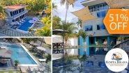 [Image: ¡El Plan Perfecto para Descansar Está Aquí! ¡Paga $36 en Lugar de $73 por Estadía de 1 Noche Para 2 Personas en Surf City, La Libertad + 2 Desayunos Típicos! ¡12 Cupones Disponibles!m]