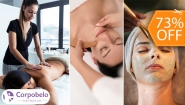 [Image: ¡Renueva tu Cuerpo y Mente! ¡Paga $20 en Lugar de $75 por Exfoliación de Cuerpo Completo + Masaje Relajante + Reflexología + Masaje Craneofacial + Facial +  Aromaterapia!m]