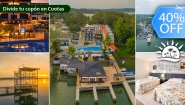[Image: ¡Paga Q750 en Lugar de Q1,250 por Estadía Familiar Hasta Para 4 Personas en Río Dulce: Habitación Doble + 2 Desayunos + Piscinas + Ingreso a Museo y Más! ¡Sólo 25 Cupones Disponibles!m]