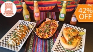 [Image: ¡Festín Mexicano a la Vista Para 2 Personas! ¡Paga $12 en Lugar de $20.75 y Elige tu Combo Favorito: A) Burrito XL + Torta, B) 2 Tortas o C) 2 Burritos XL con Carne a Elección: Pollo, Pastor, Hawaiano o Mixto + Entrada de Choripapas!m]