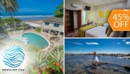 [Image: ¡Paga $99 en Lugar de $180 por Estadía de 1 Noche Hasta Para 5 Personas en Habitación Familiar + Desayunos en Playa Torola!m]