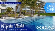 [Image: ¡OFERTA FLASH! ¡Oceana Resort TODO INCLUIDO! Paga Q1,999 en Lugar de Q3,040 por Estadía Familiar para 2 Adultos + 2 Niños ¡Fin de Semana SIN RECARGO! Solo 40 Habitaciones Disponiblesm]