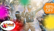 [Image: ¡Que Comience la Diversión! ¡Paga $25 en Lugar de $48 por Batalla de Paintball para 4 Personas, que Incluye: 500 Paintballs + 4 Pistolas Tácticas con Cargador + 4 Máscaras + 4 Chalecos Protectores + Acceso a 3 Diferentes Escenarios de Juego!m]